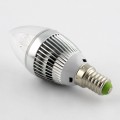 6-Pack Super Energy Saving LED Candle Bulb Light Lamp, E14-3W-270LM-Silver-Sharp-Warm White